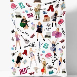 Taylor Swift Throw Blanket (New In Packaging)